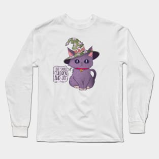 Witch cat Long Sleeve T-Shirt